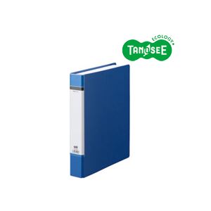 （まとめ）TANOSEE Oリングファイル（貼り表紙） A4タテ リング内径38mm 青 20冊（代引不可）