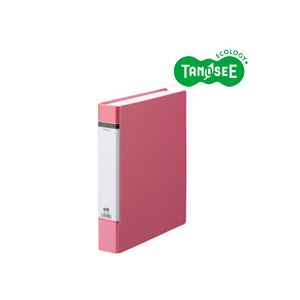 （まとめ）TANOSEE Oリングファイル（貼り表紙） A4タテ リング内径38mm ピンク 20冊（代引不可）