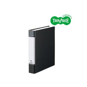（まとめ）TANOSEE Oリングファイル（貼り表紙） A4タテ リング内径38mm 黒 20冊（代引不可）