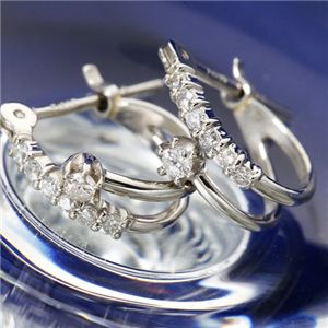 Ptダイヤエタニティピアス（代引不可）
