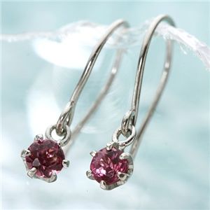 ピンクトルマリンフックピアス（代引不可） 10,287円