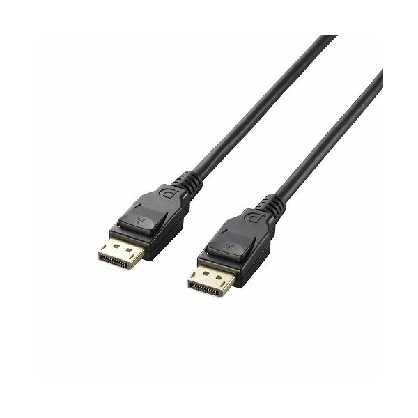 （まとめ）エレコム DisplayPort（TM）ケーブル CAC-DP1210BK【×2セット】（代引不可）の通販は 5,901円