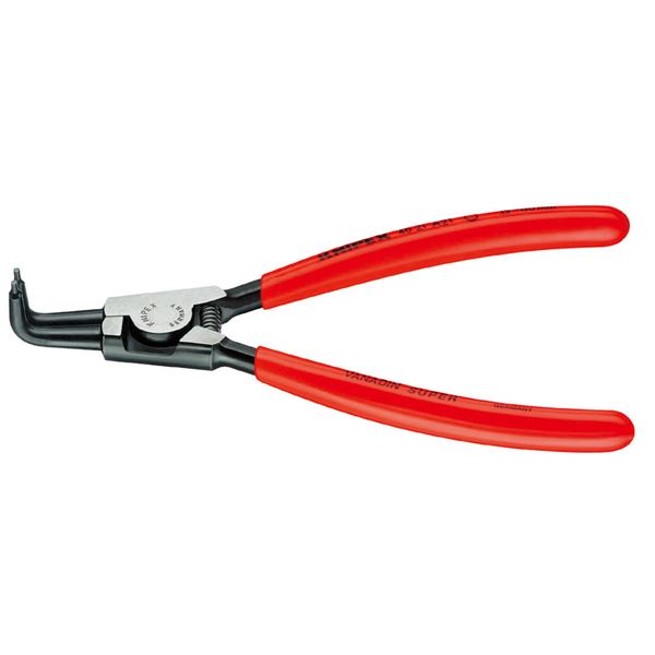 KNIPEX（クニペックス）4621-A41 軸用スナップリングプライヤー 曲（SB）（代引不可）