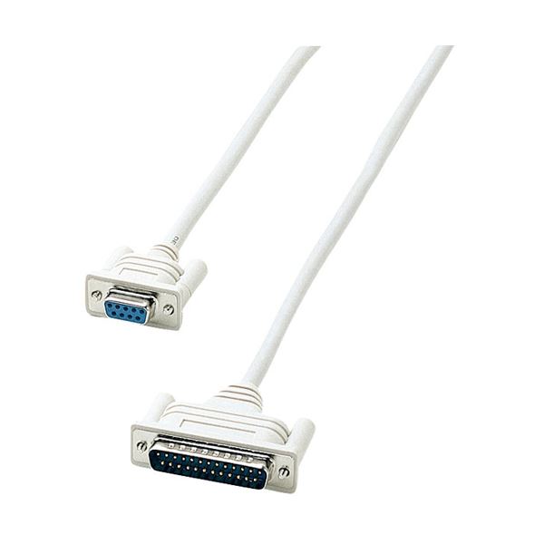 5個セット サンワサプライ RS-232Cケーブル(25pin/クロス・同期通信・3m) KRS-017KX5 サンワダイレクト本店 サンワサプライオフィス・PC周辺通販