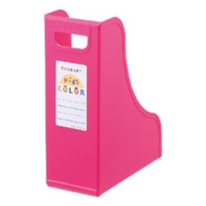 (業務用セット) セラピーキッズカラー ファイルスタンド A4 フボ-TC6-KP キッズピンク【×10セット】（代引不可）