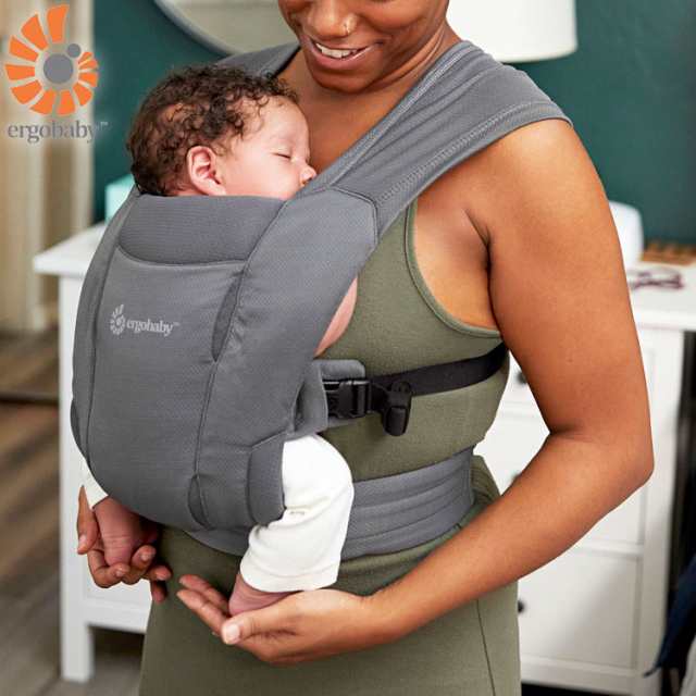 Ergobaby EBC EMBRACE Soft Air ウォッシュドブラック 抱っこひも