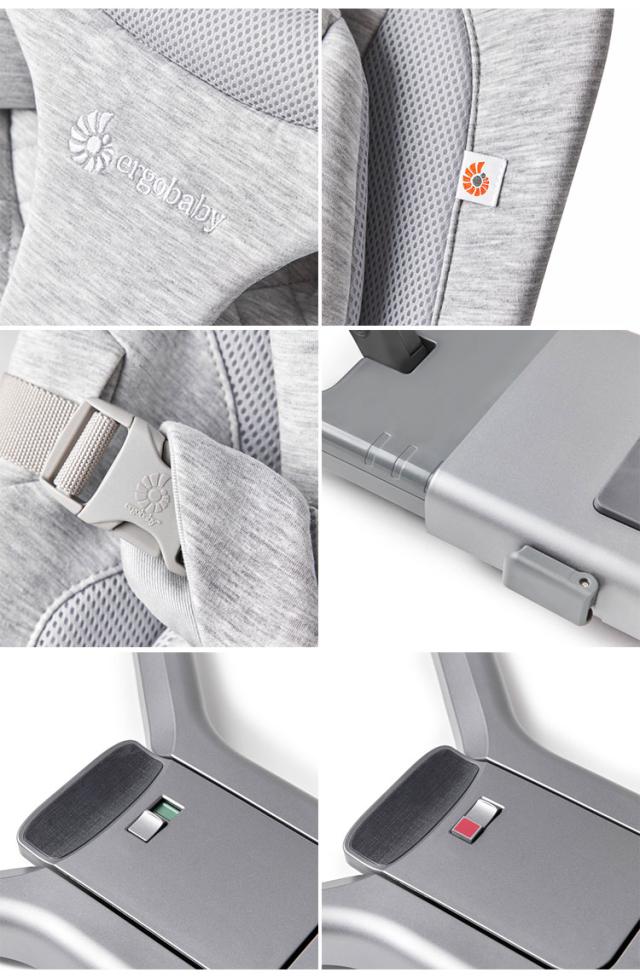 Ergobaby evolve バウンサー ライトグレー エボルブ エルゴ チェア バウンサー チェア 洗濯 保証 おしゃれ シンプル 心地よい 1カ月 新生児 コンパクト ベビーグッズ 出産祝い ベビーチェア【送料無料】_8