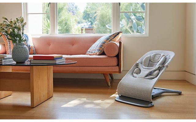 Ergobaby evolve バウンサー ライトグレー エボルブ エルゴ チェア バウンサー チェア 洗濯 保証 おしゃれ シンプル 心地よい 1カ月 新生児 コンパクト ベビーグッズ 出産祝い ベビーチェア【送料無料】_9