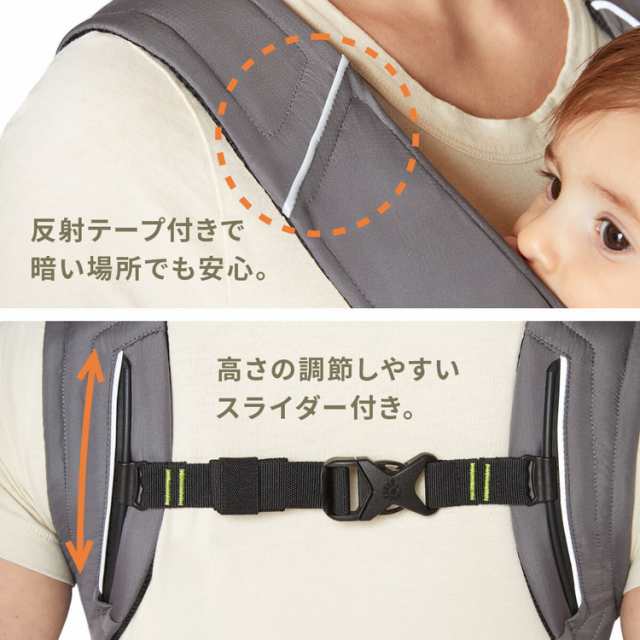 Ergobaby EBC AWAY オリーブグリーン 抱っこひも エルゴベビー 新生児