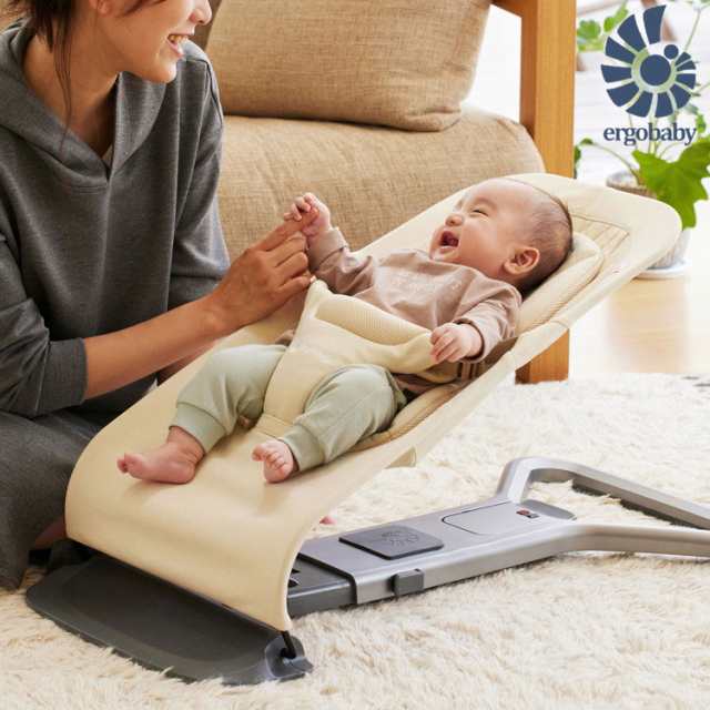 Ergobaby evolve バウンサー クリーム エボルブ エルゴ チェア バウンサー チェア 洗濯 保証 おしゃれ シンプル 心地よい 1カ月 新生児