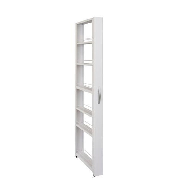ESCO エスコ 100x1650mm/6段 すき間ワゴン(スチール製) EA954HC-16(代引不可)【送料無料】