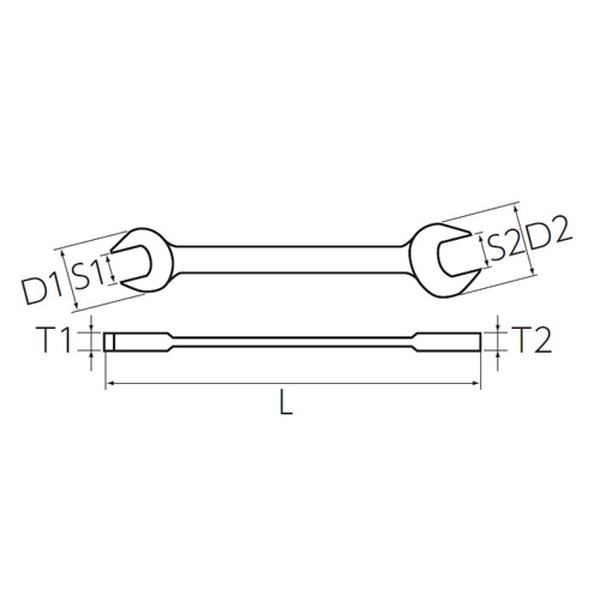 ESCO エスコ 35x38mm 両口スパナ EA615BC-46(代引不可)【送料無料】_1