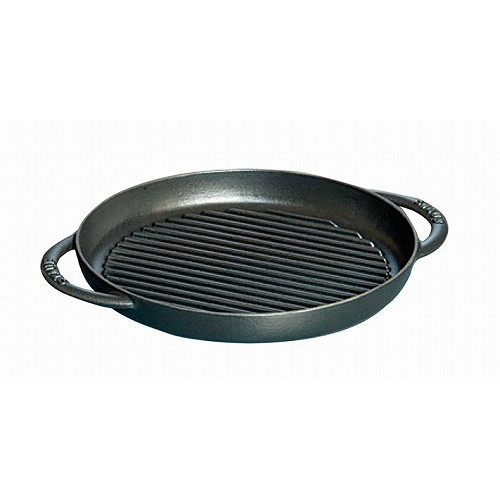 STAUB ストウブ ピュアグリル ブラック 直径約30cm