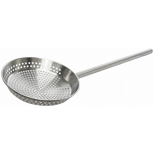 18-8 パンチング 網ヒシャク φ30cm×柄50cm(穴径6mm) 18-8 パンチング 網ヒシャク φ25cm×柄50cm 18-8 パンチング 網ヒシャク