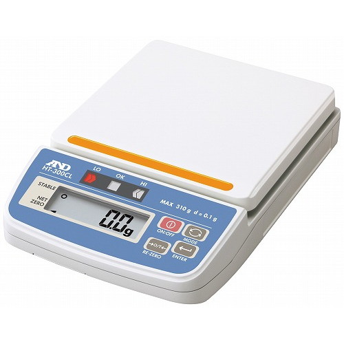 A&amp;D コンパレータライト付デジタルスケール HT300CL-JA 310/0.1g(代引不可)【送料無料】