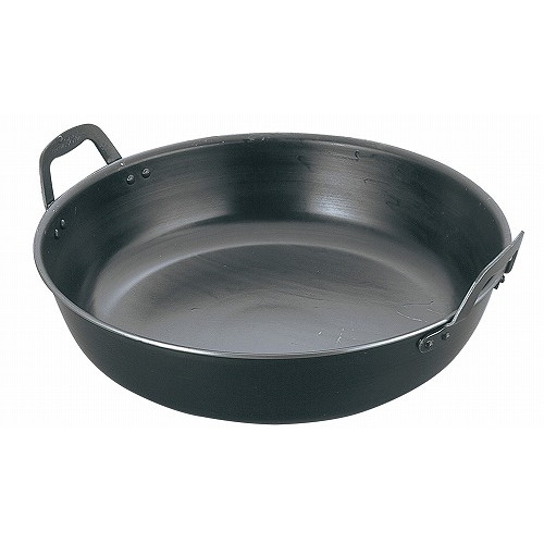 ナカオ 鉄 揚鍋 51cm(板厚3.2mm)(代引不可)【送料無料】の通販は