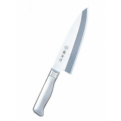 橋本幹造 両刃包丁 片鎬出刃 貝印 000AB5513 橋本幹造 両刃包丁