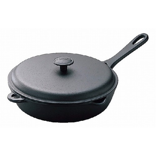 南部鉄 蓋付フライパン 24cm 24112(代引不可)【送料無料】