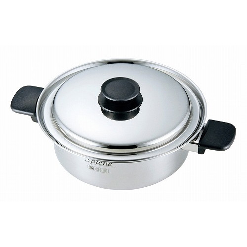 スピーネ 浅型両手鍋 23cm(代引不可)【送料無料】
