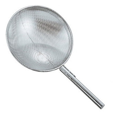 18-8 パンチング 網ヒシャク φ25cm×柄25cm(穴径6mm)(代引不可)【送料無料】の通販は