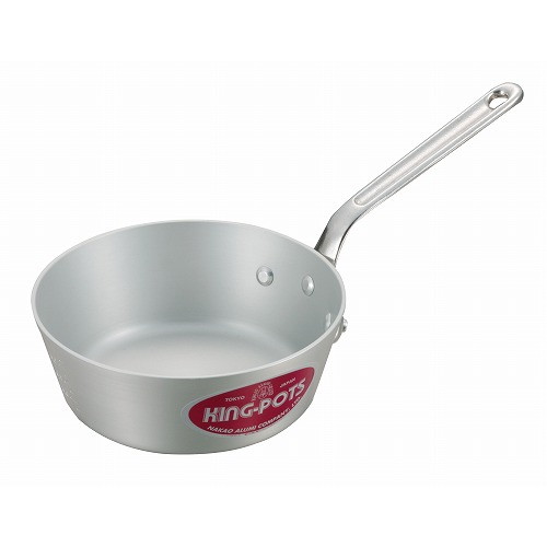 キングアルマイト テーパー鍋(目盛付)27cm(代引不可)【送料無料】