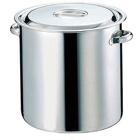 EBM 18-8 寸胴鍋/キッチンポット(目盛付)28cm パイプ手付(代引不可)【送料無料】の通販は 9,762円