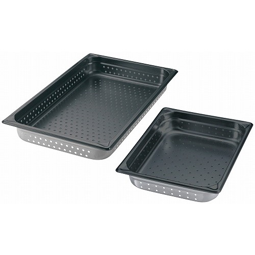 EBM 18-8 穴明ホテルパン ノンスティック加工 1/2 150mm(代引不可)【送料無料】の通販は 8,563円