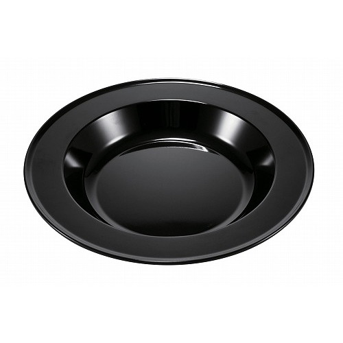 メラミン 丸型フードパン 36cm TKO-136BK 黒(代引不可)【送料無料】の通販は