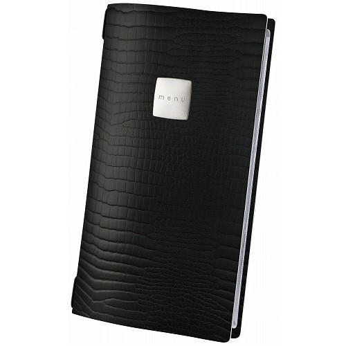 ファッション メニューブック FC4R6KS ブラッククロコ(4RE)(代引不可)【送料無料】の通販は