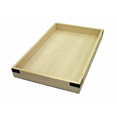 唐桧 番重 金具付 身 浅型(560×345×H60)(代引不可)【送料無料】