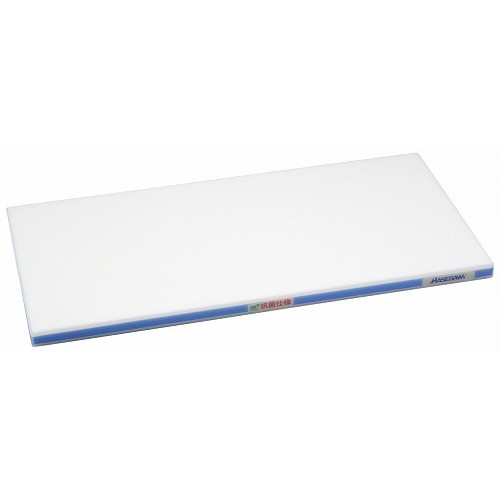 抗菌かるがるまな板 SDK 410×230×20 ホワイト/青線(代引不可)【送料無料】