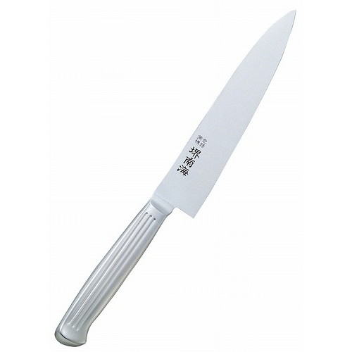 AOKI 青木刃物製作所 【堺孝行】シェフ和庖丁 銀三鋼 鎌型薄刃／18cm