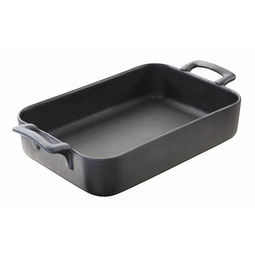 レヴォル ベルキュイジーヌ レクタンギュラーディッシュ ブラック 260×185 642056(代引不可)【送料無料】