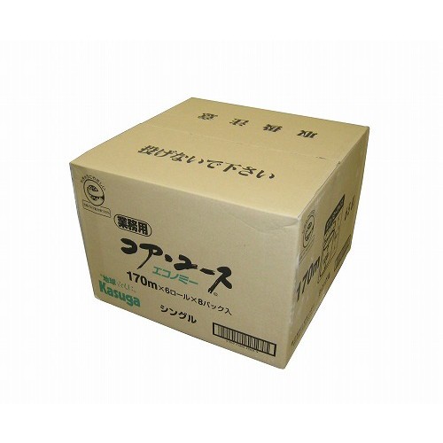 トイレットペーパー コアユース170 シングル(48入)(代引不可)【送料無料】の通販は