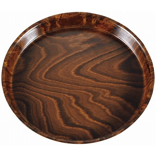 キャンブロ スムースウッドトレー 丸 PH558520(代引不可)【送料無料】の通販は 5,025円