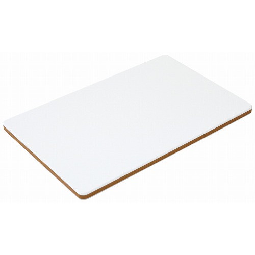 逸品 やわらか耐熱抗菌まな板 L ブラウン 400×250×H13(代引不可)【送料無料】