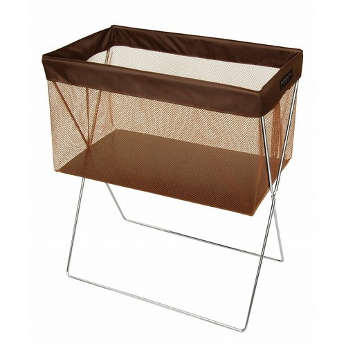 サイドワゴン・メッシュ浅型(マジックテープ留め仕様) R-336 ブラウン(代引不可)【送料無料】