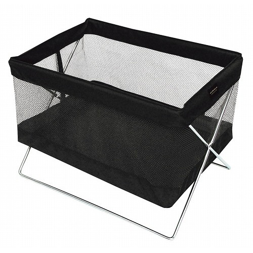 ミニサイドワゴン・メッシュ R-331 ブラック(代引不可)【送料無料】