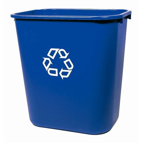 デスクサイド リサイクルコンテナー 2957-73 39L ダークブルー(代引不可)【送料無料】の通販は 7,520円
