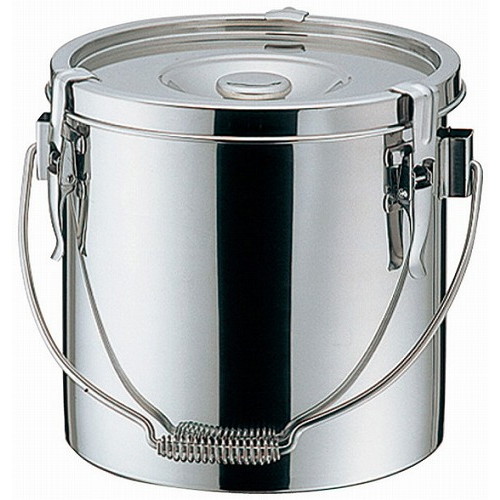 K 19-0 電磁 厚底 給食缶 33cm(両手)27.0L(代引不可)【送料無料】の通販は