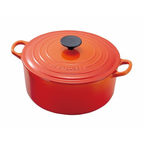 ル・クルーゼ トラディション ココットロンド 22cm 2501-22-09 オレンジ(代引不可)【送料無料】