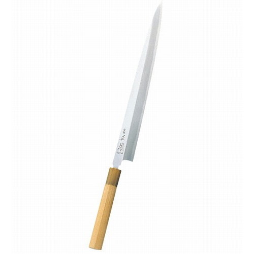 正本 本霞(玉白鋼)柳刃庖丁 33cm KS0433(代引不可)【送料無料】