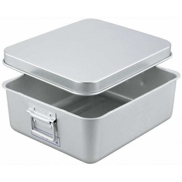 アルマイト さくさく天ぷらバット A型(蓋付)251-Kr 運搬・ケータリング 天ぷら入(代引不可)【送料無料】の通販は