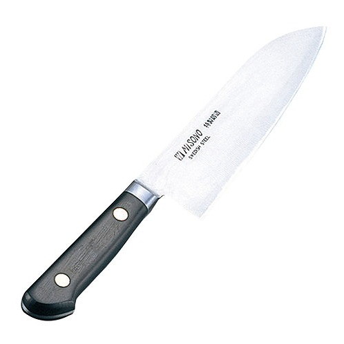 ミソノ スウェーデン鋼 ツバ付 三徳庖丁 No.183 16cm 庖丁 三徳庖丁(代引不可)【送料無料】
