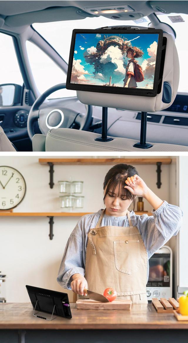ポータブルテレビ 14インチ DVDプレーヤー搭載 地デジ録画機能 3スタイル使用 3電源対応 地デジワンセグ自動切換 HDMI搭載 車載用バッグ付属 OT-TVD14TE OVER TIME OVER TIME【送料無料】_7