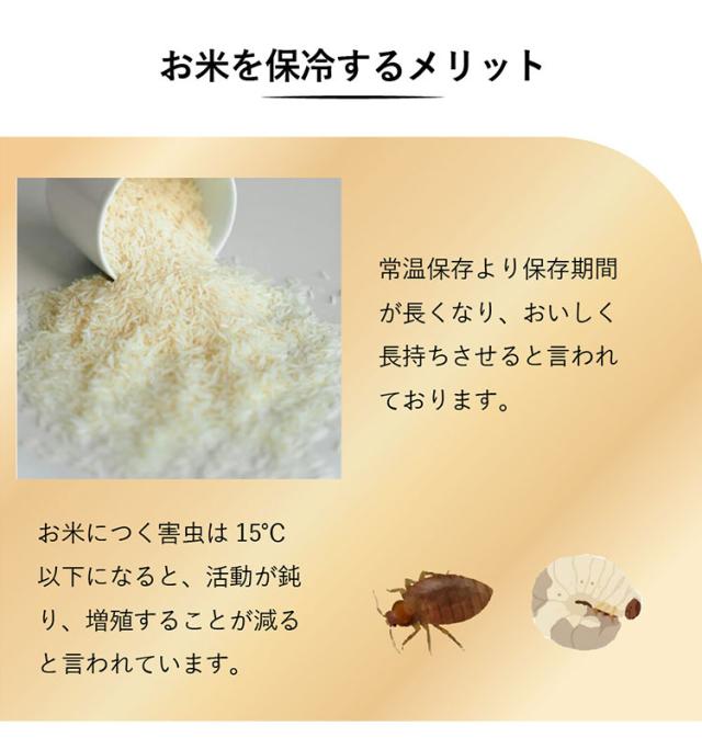米びつ 保冷米びつ ライスクーラー 31kg 米櫃 スリム 保冷庫 白米 コンパクト 静音 家庭用 湿気 虫 対策 防虫 害虫 おしゃれ ストック ライスストッカー 便利 家電 RM-RC31S ROOMMATE(代引不可)【送料無料】_4