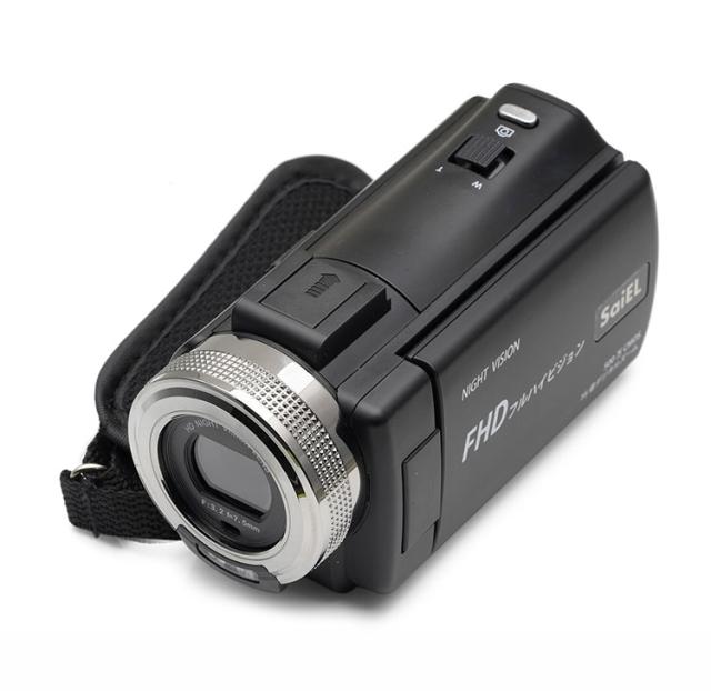 ビデオカメラ ハンディカメラ 夜間 撮影 赤外線付き 動画 フル