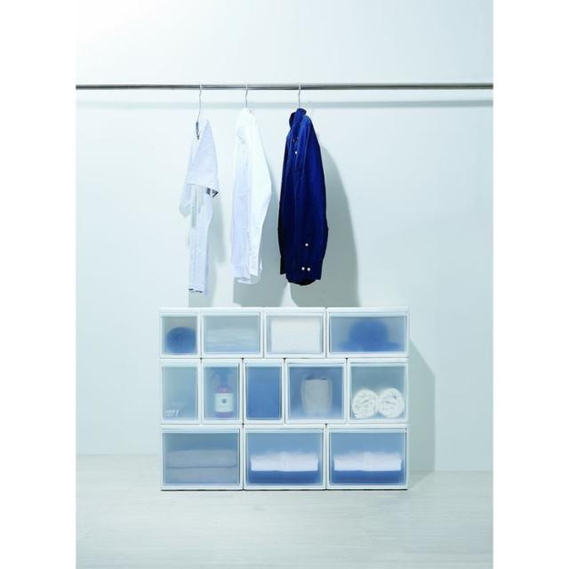 組み合わせて使える収納ケース スリムl ホワイト 引き出し 押入れ デスク 小物入れ 送料無料 の通販はau Pay マーケット リコメン堂