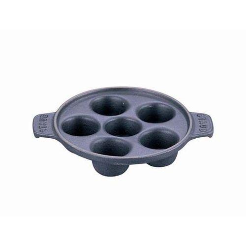 ストウブ エスカルゴディッシュ 6穴 黒 40509-550 RST3801【送料無料】の通販は 9,653円