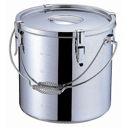 遠藤商事 SAモリブデン 目盛付パッキン寸胴鍋 27cm(吊付) AZV7127【送料無料】の通販は